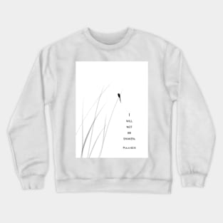 I will not be shaken | Psalm 62:6 | Christian bible verse artprint Crewneck Sweatshirt